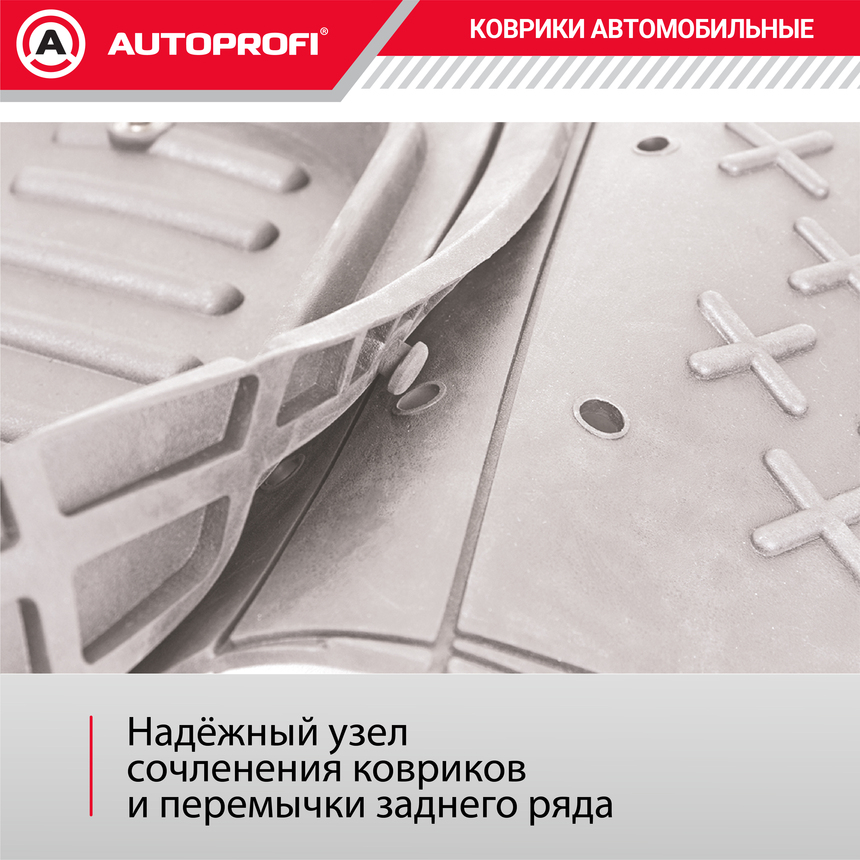 Коврики автомобильные AUTOPROFI TER-500i GY