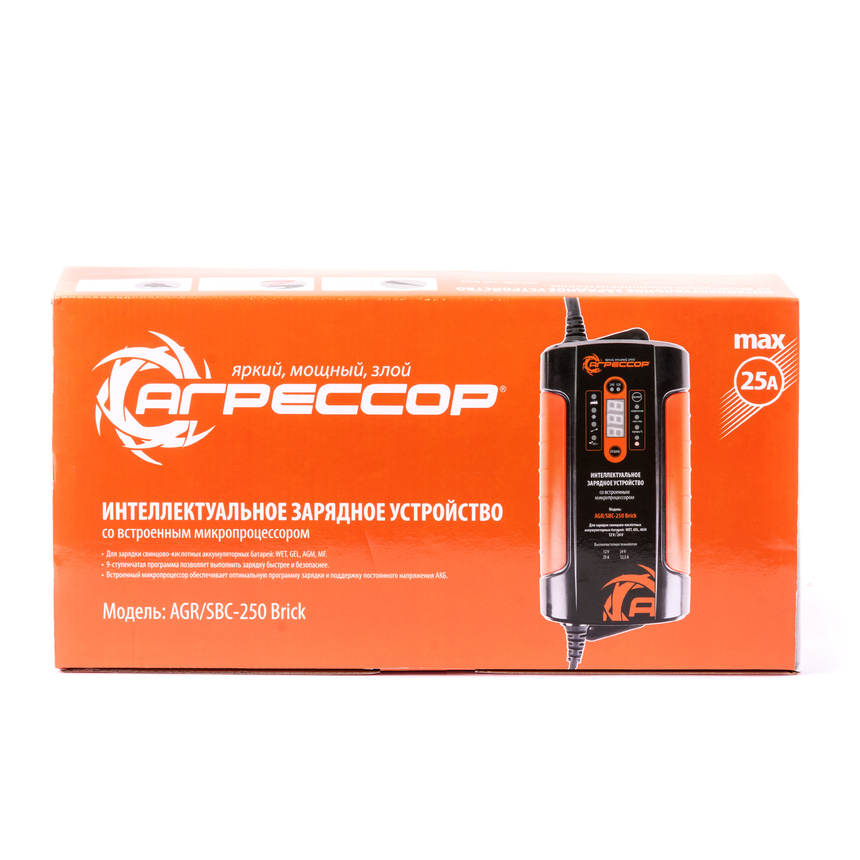 Цифровое зарядное устройство "Агрессор" AGR/SBC-250 Brick