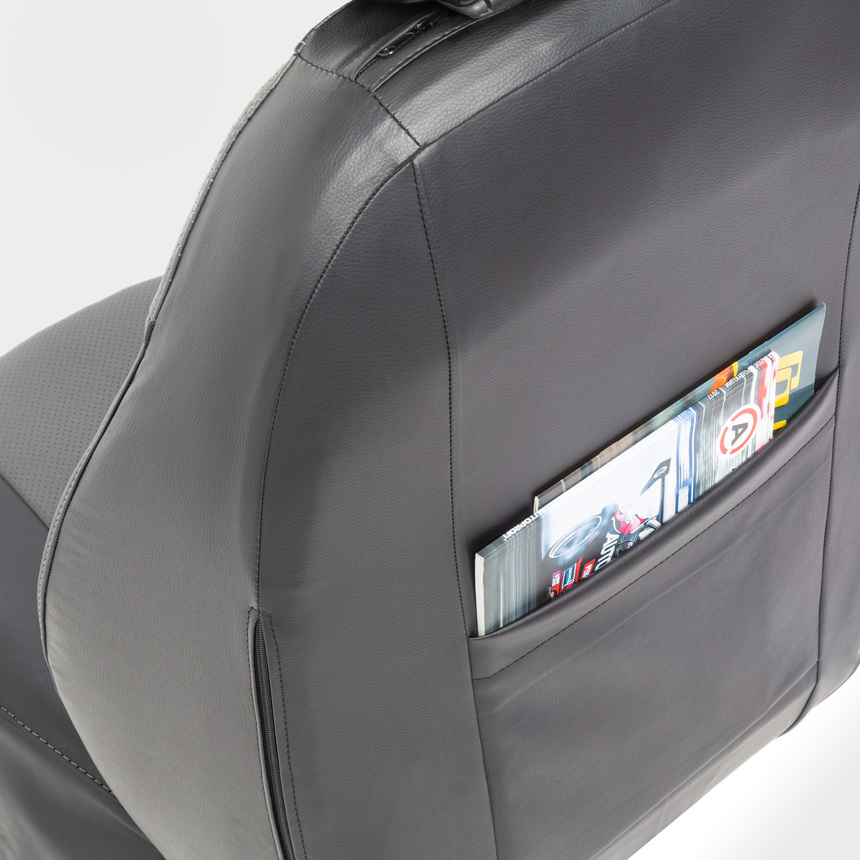 Чехлы на сиденья универсальные GALLANT экокожа GAL-1505 GF BK/D.GY