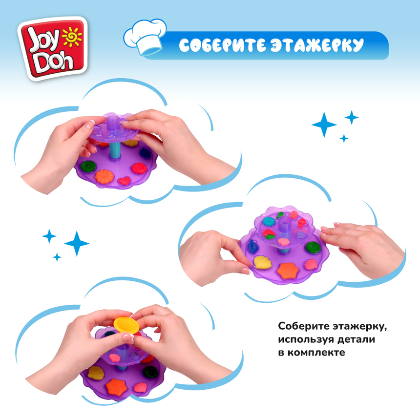 Масса для лепки Joy-Doh, набор СЛАДКОЕЖКА DSRT-150 pot