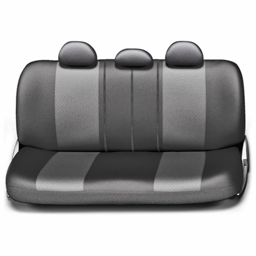 Чехлы на сиденья универсальные экокожа MATRIX MTX-1105G BK/D.GY (S)