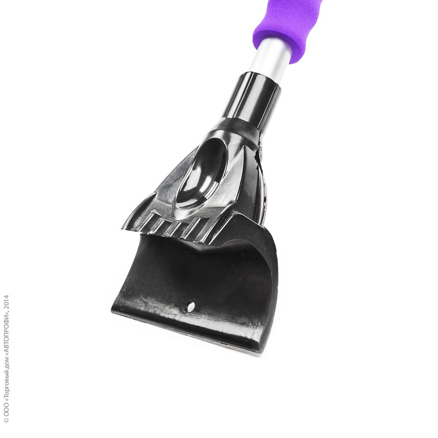 Щетка для снега "AUTOPROFI" SB-1455 BK/VIOLET