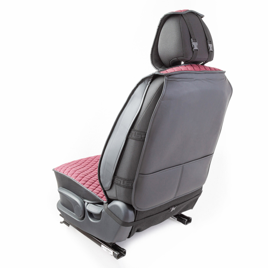 Каркасные накидки на передние сиденья "Car Performance", 2 шт., fiberflax CUS-2032 PINK