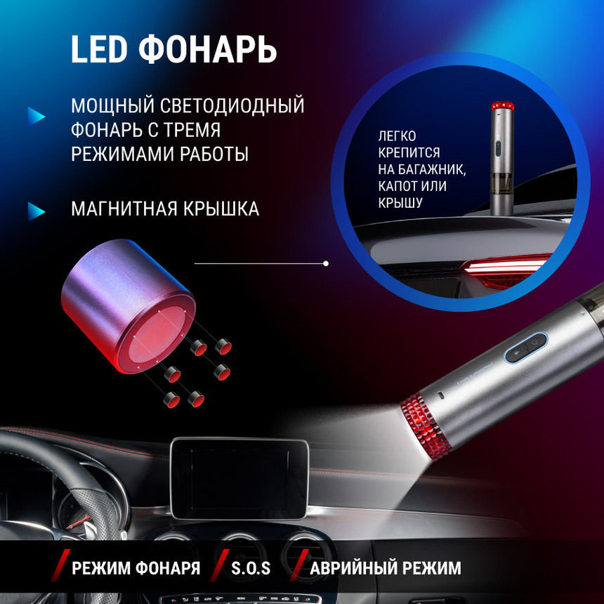 Пылесос беспроводной ROBOVOLT V6 RBV600