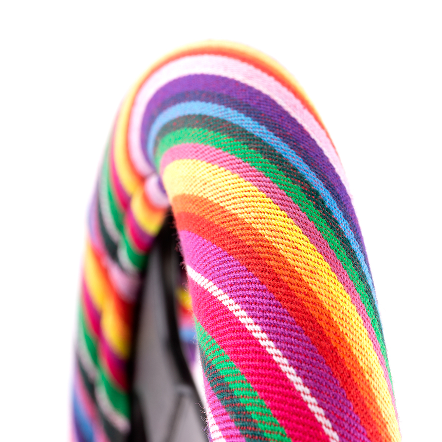 Оплётка руля AUTOPROFI из текстиля AP-1915 Multi/YE (M)