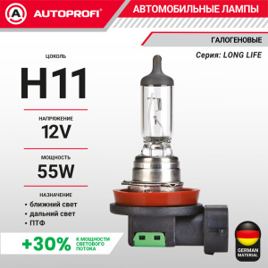 Лампа галогенная LNG-H11