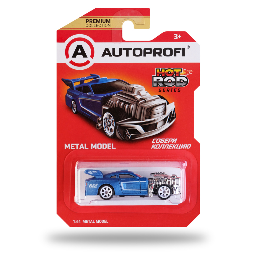 Машинка коллекционная 1:64, Серия HOT ROD, ROD-002 ROD-002 BL