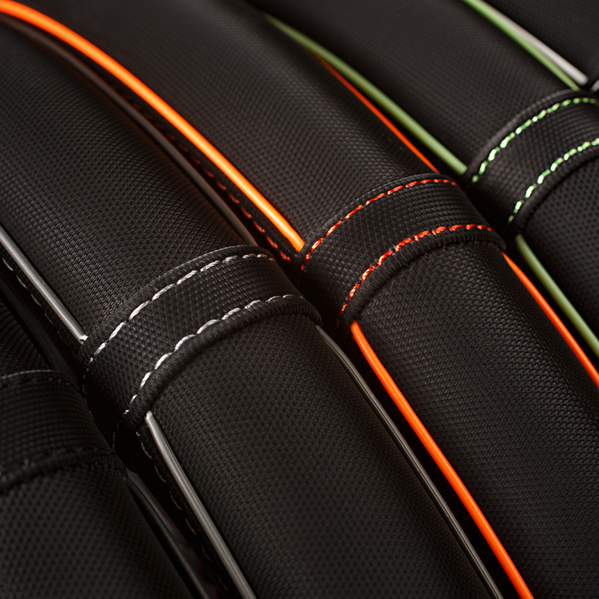 Оплётка руля AUTOPROFI, синтетический нубук AP-2020 BK/GY (S)