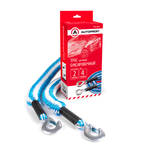 Трос буксировочный  эластичный "AUTOPROFI" TRS-2000