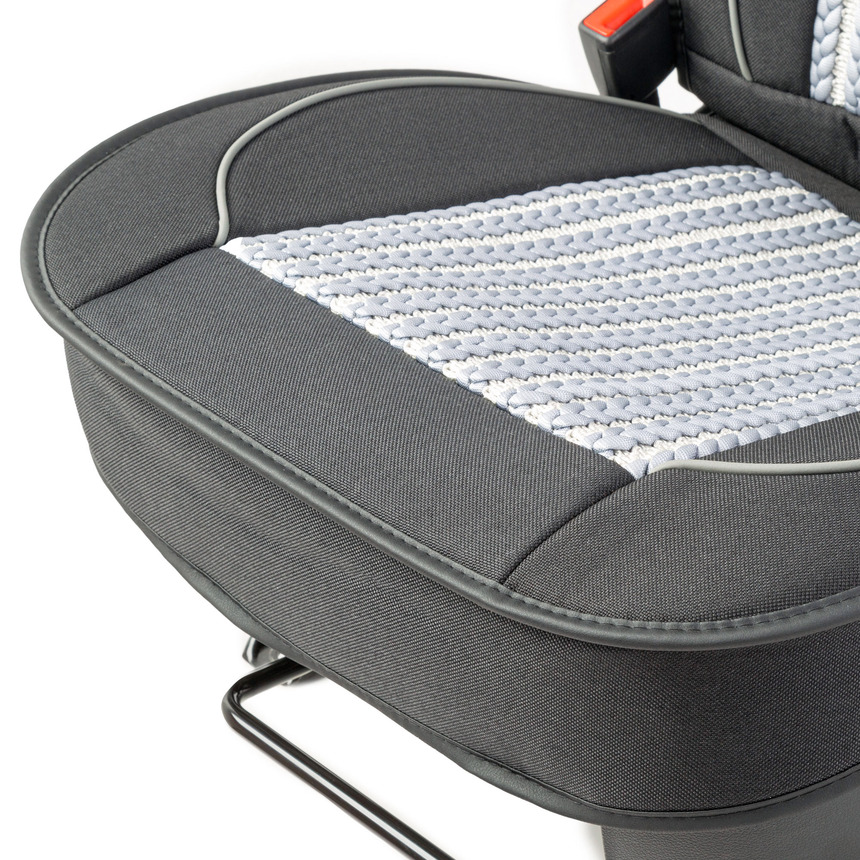 Каркасные накидки на передние сиденья "Car Performance", 2 шт., fiberflax CUS-2062 BK/GY