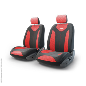 Чехлы на сиденья трансформеры MATRIX передний ряд TRS/MTX-001G BK/RD