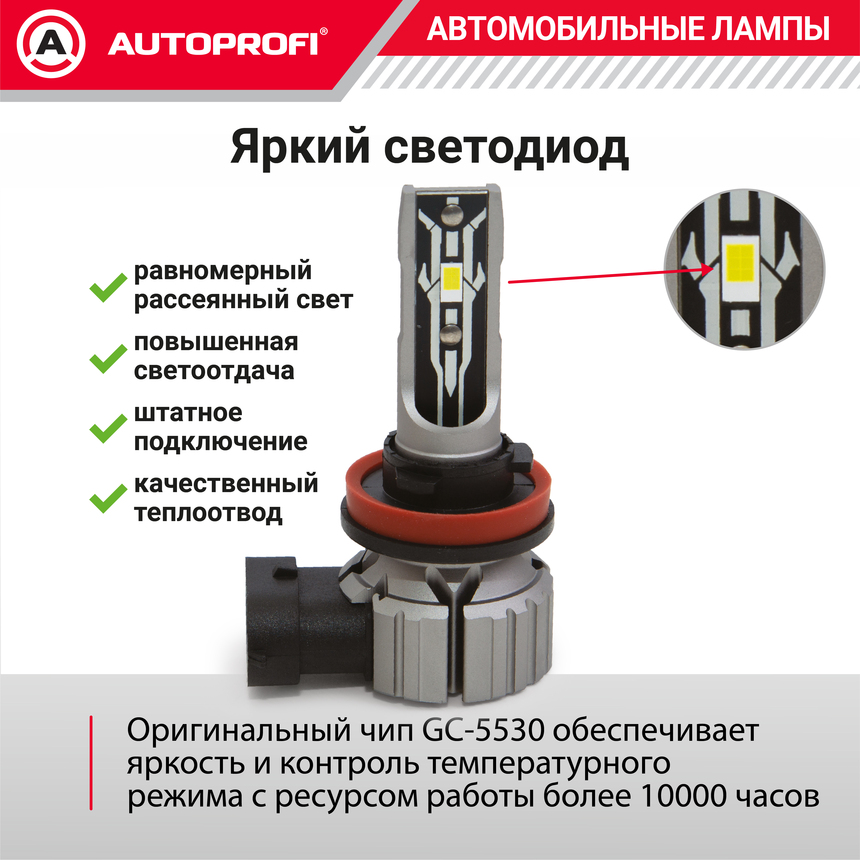 Лампа светодиодная X2-H11